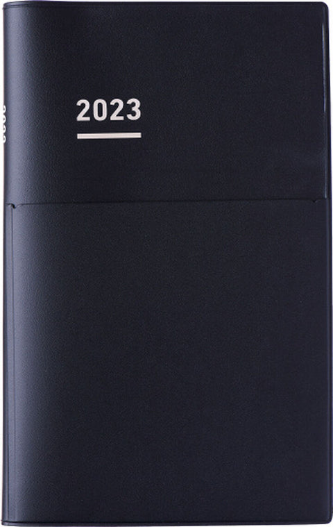 Jibun Biz Techo 2023 Planner - A5 Slim (Matte Black)