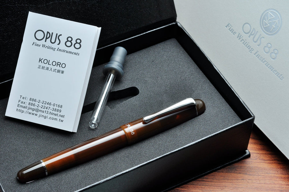 OPUS 88 Picnic - Brown (Fine) Fountain Pen
