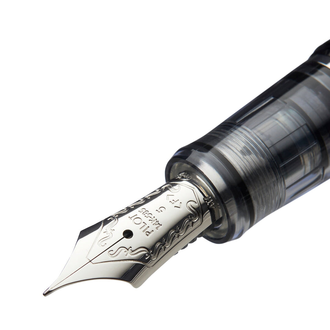 Pilot Custom Heritage 92 - Transparent Black- Fine Fountain Pen