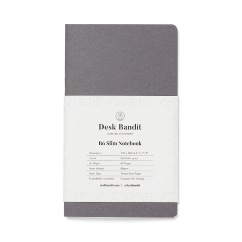 Tomoe River Notebook - B6 Slim (Dot Grid) - The Desk Bandit