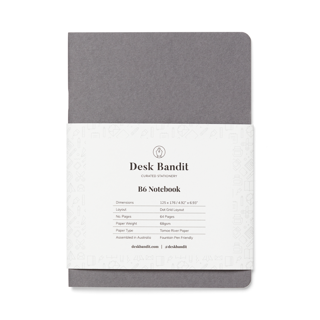 Tomoe River Notebook - B6 (Dot Grid) - The Desk Bandit