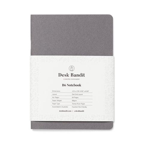 Tomoe River Notebook - B6 (Dot Grid) - The Desk Bandit