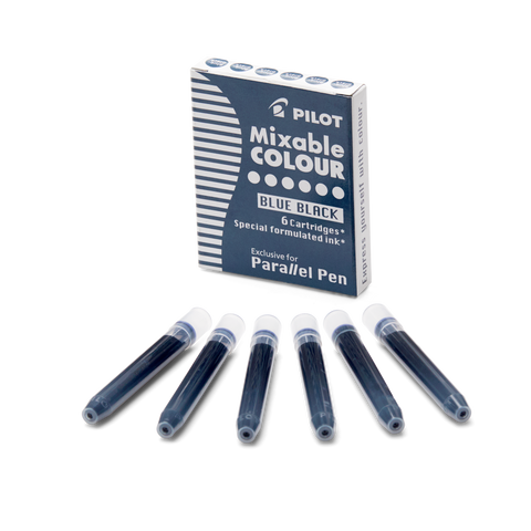 Parallel Mixable Colour Cartridges - Blue Black (6 pack) - The Desk Bandit