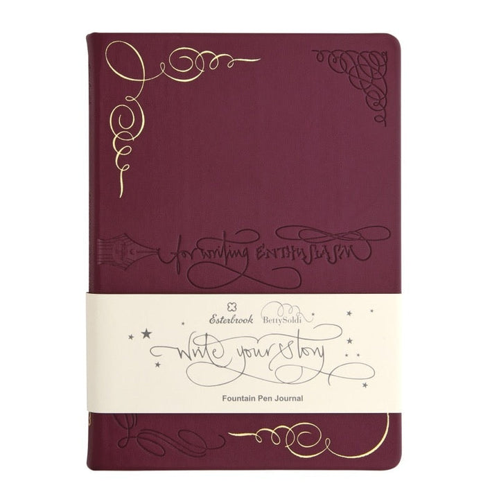 Esterbrook "Write Your Story" A5 Journal - Burgundy (Dot Grid) Notebook