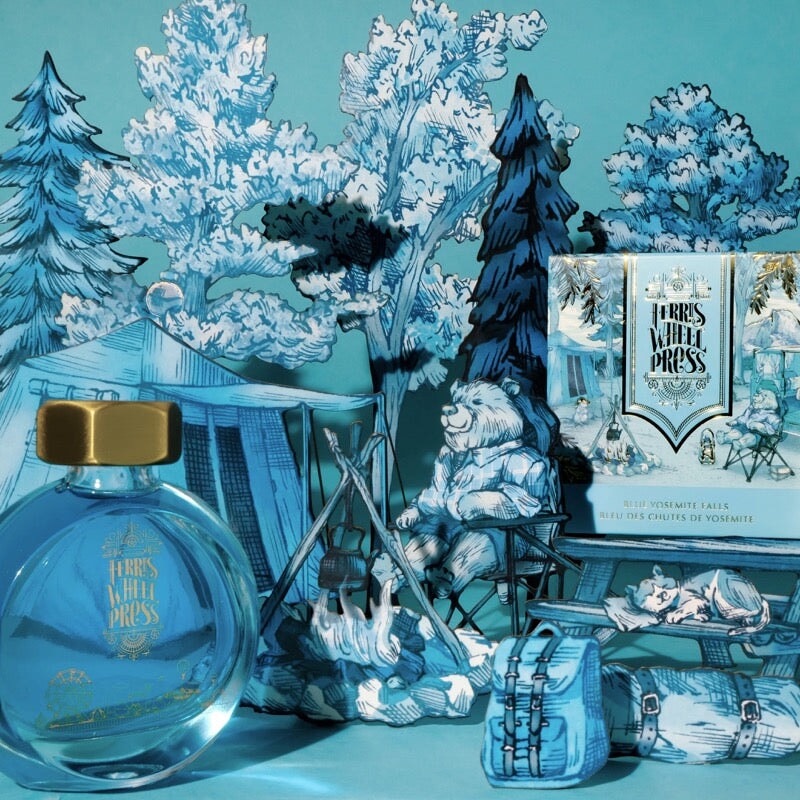 Ferris Wheel Press Blue Yosemite Falls - 38ml Bottled Ink