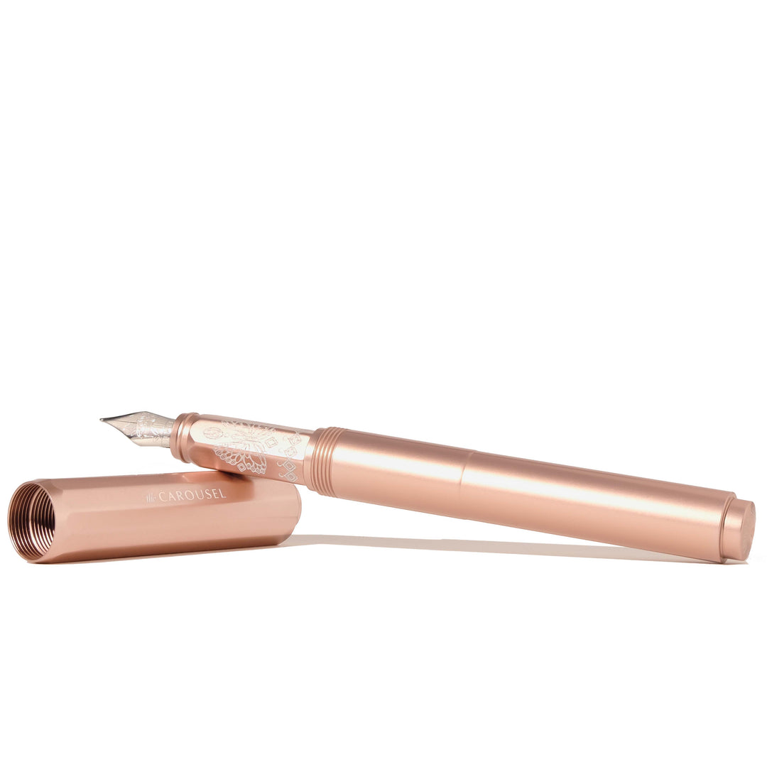 Ferris Wheel Press Aluminium Carousel Fountain Pen - Fluttering Heart (Fine) Fountain Pen