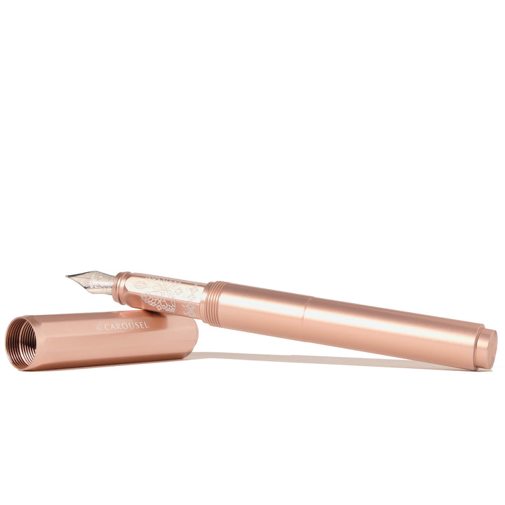 Ferris Wheel Press Aluminium Carousel Fountain Pen - Fluttering Heart (Fine) Fountain Pen