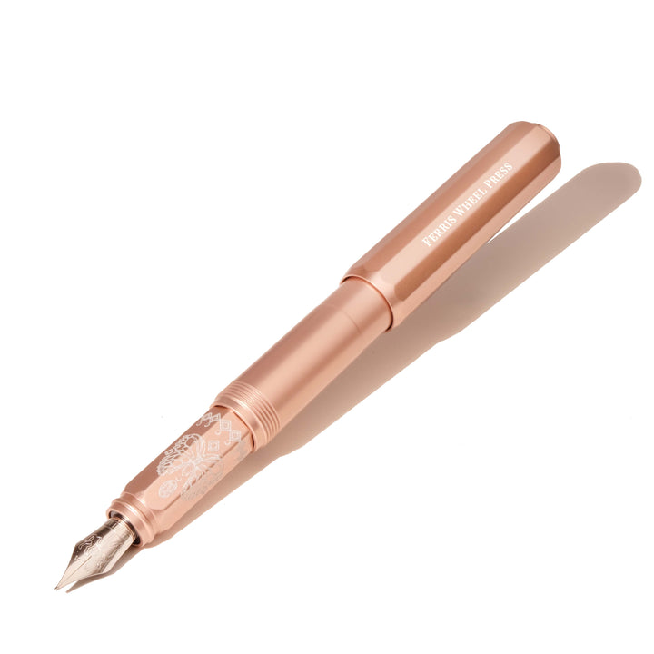 Ferris Wheel Press Aluminium Carousel Fountain Pen - Fluttering Heart (Fine) Fountain Pen