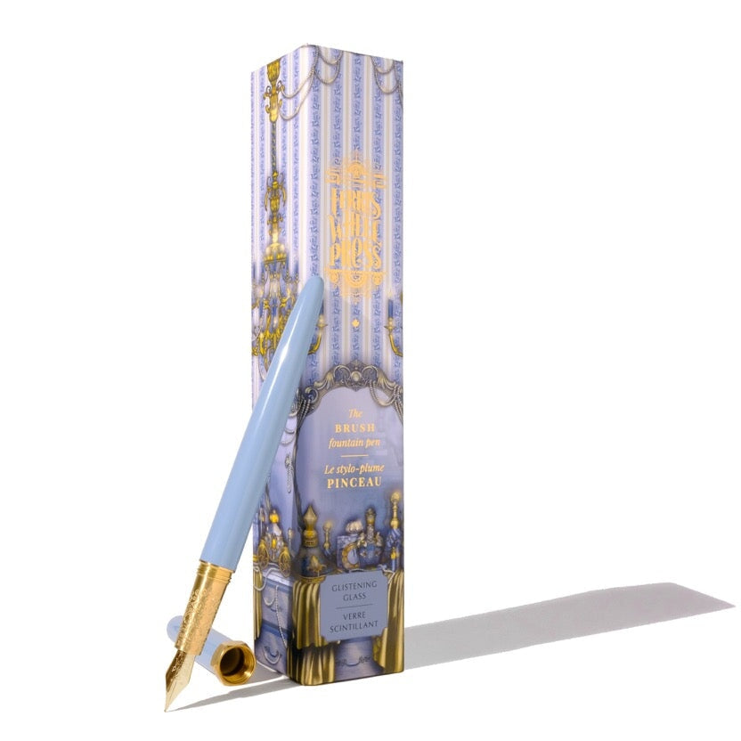 Ferris Wheel Press Brush Fountain Pen - Glistening Glass Gold Nib (Fine) LE '23 Fountain Pen