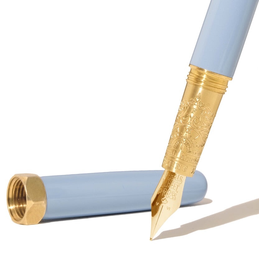 Ferris Wheel Press Brush Fountain Pen - Glistening Glass Gold Nib (Fine) LE '23 Fountain Pen