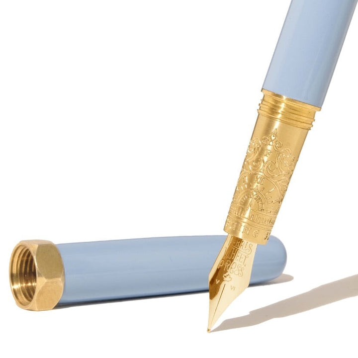 Ferris Wheel Press Brush Fountain Pen - Glistening Glass Gold Nib (Fine) LE '23 Fountain Pen