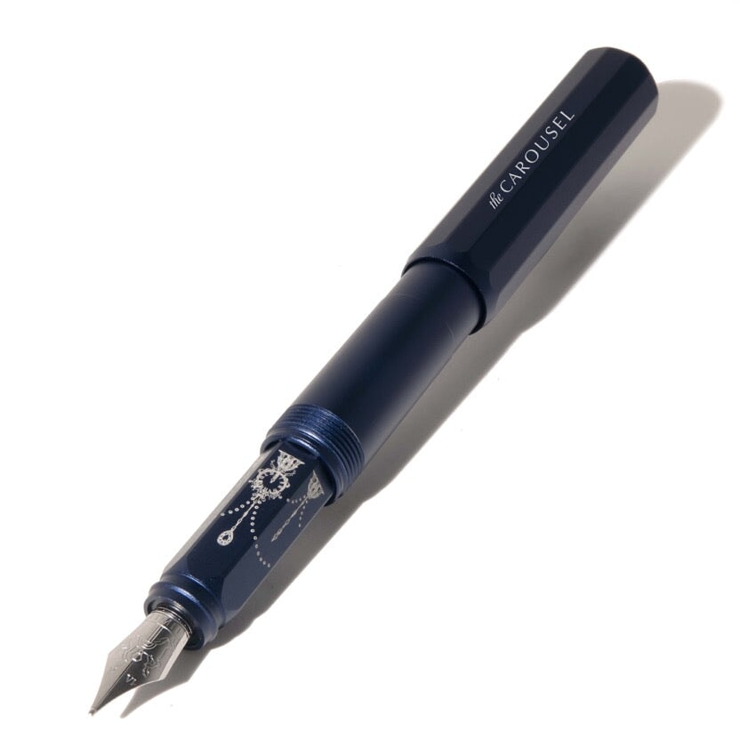 Ferris Wheel Press Aluminium Carousel Fountain Pen - Glistening Glass (Fine) Fountain Pen