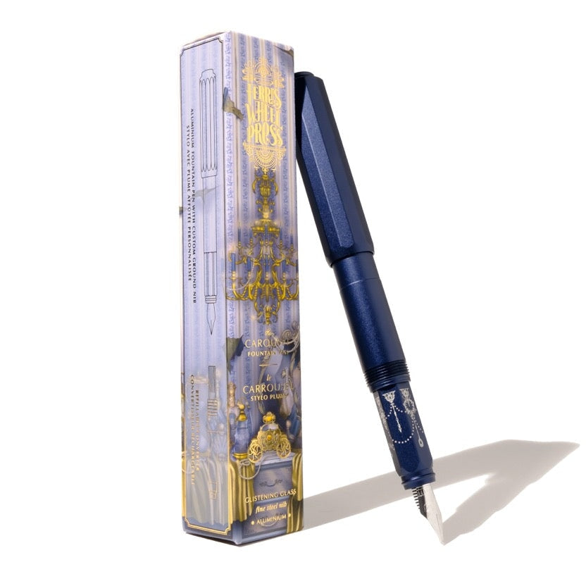 Ferris Wheel Press Aluminium Carousel Fountain Pen - Glistening Glass (Fine) Fountain Pen