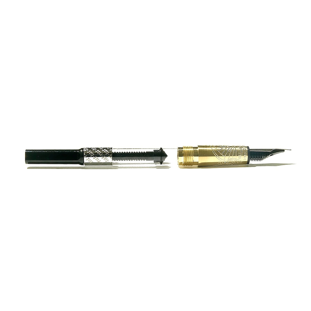 Ferris Wheel Press Brush Fountain Pen - Crème Glacée White (Medium) Fountain Pen