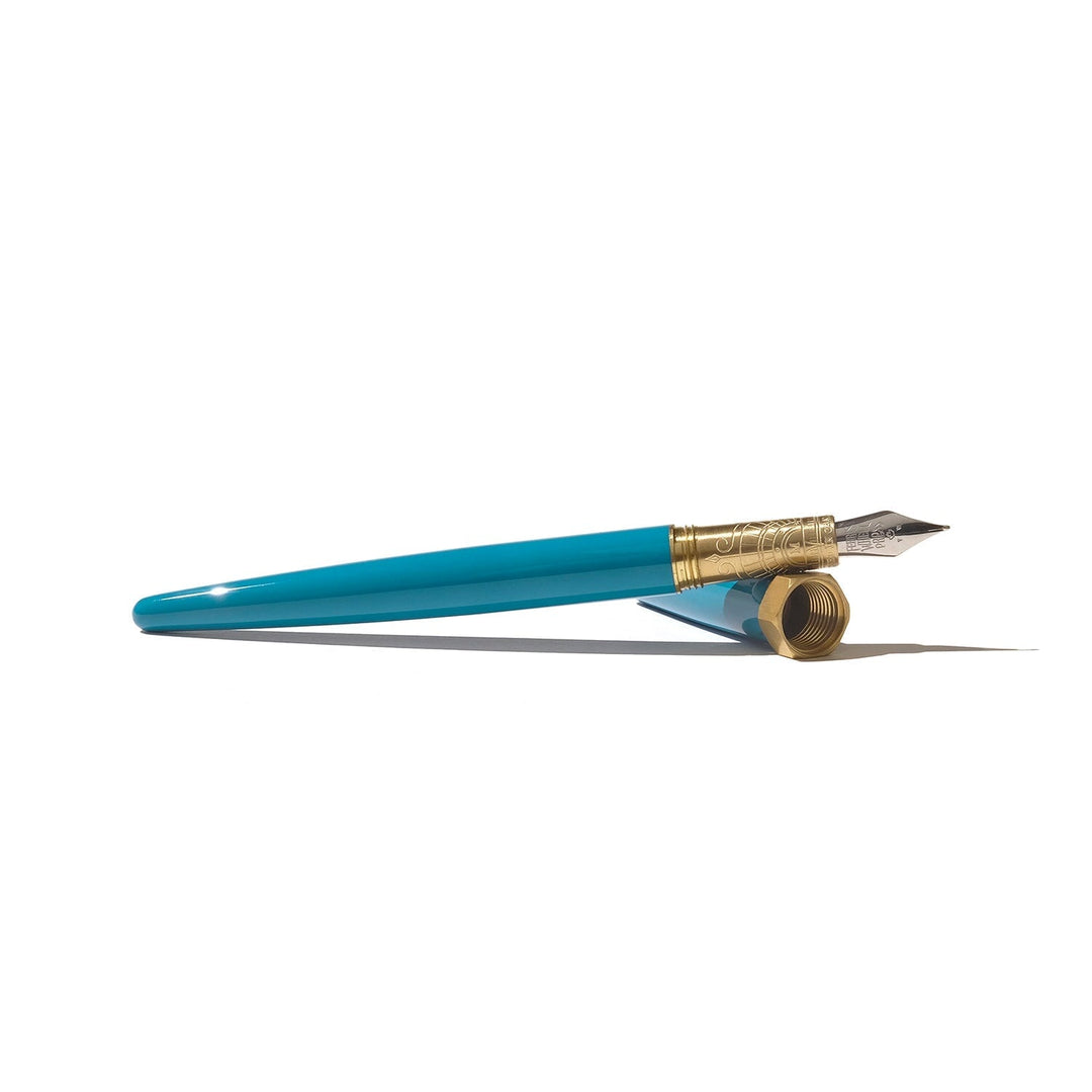 Ferris Wheel Press Brush Fountain Pen - Printmakers Teal (Fine) Fountain Pen