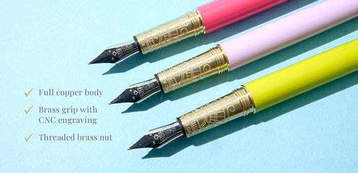 Ferris Wheel Press Brush Fountain Pen - Spring Violet (Medium) Fountain Pen