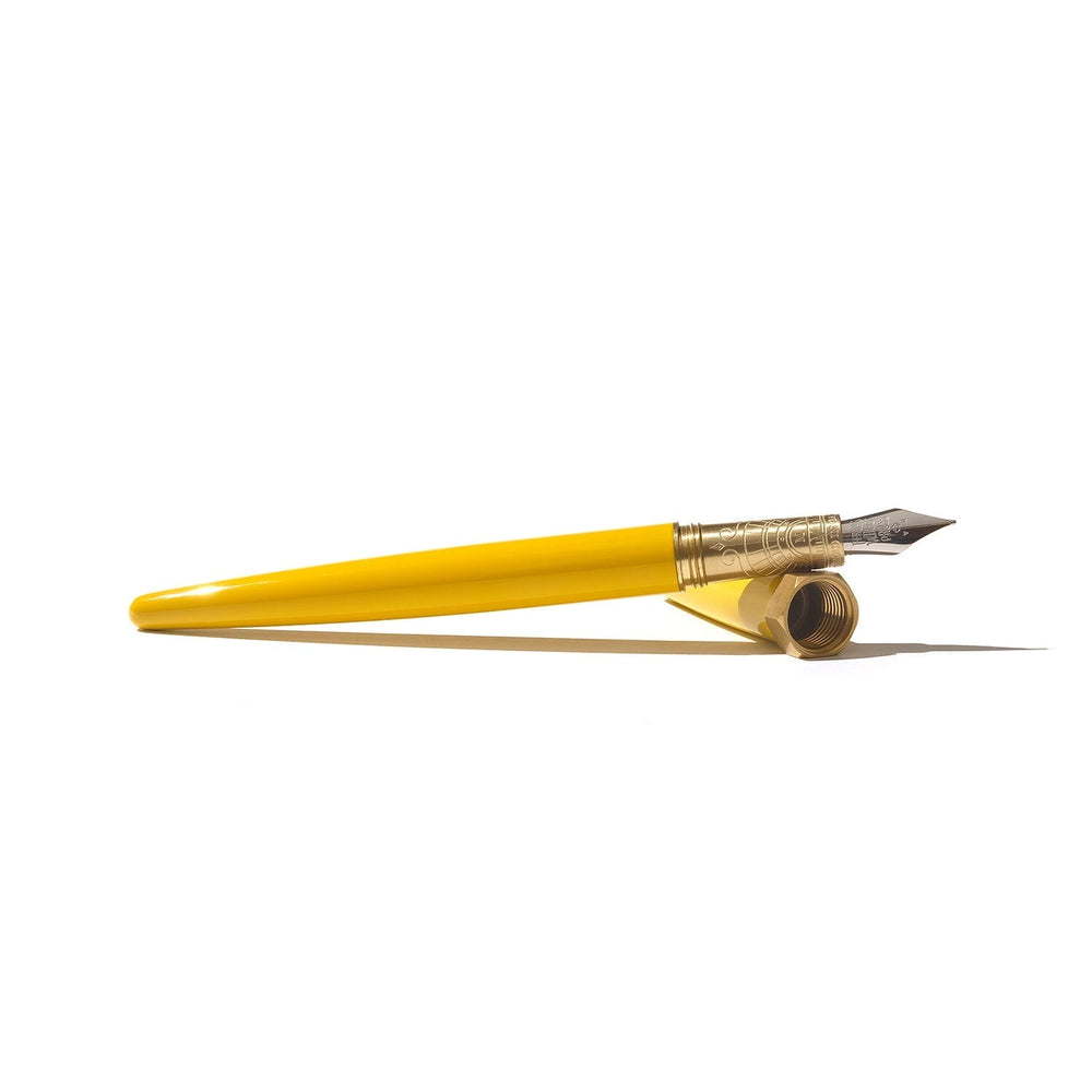 Ferris Wheel Press Brush Fountain Pen - Sunset Yellow (Medium) Fountain Pen