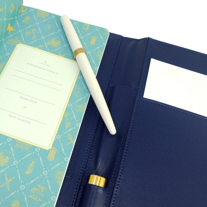 Ferris Wheel Press Nothing Left Fether Folio - Midnight Blue Accessories