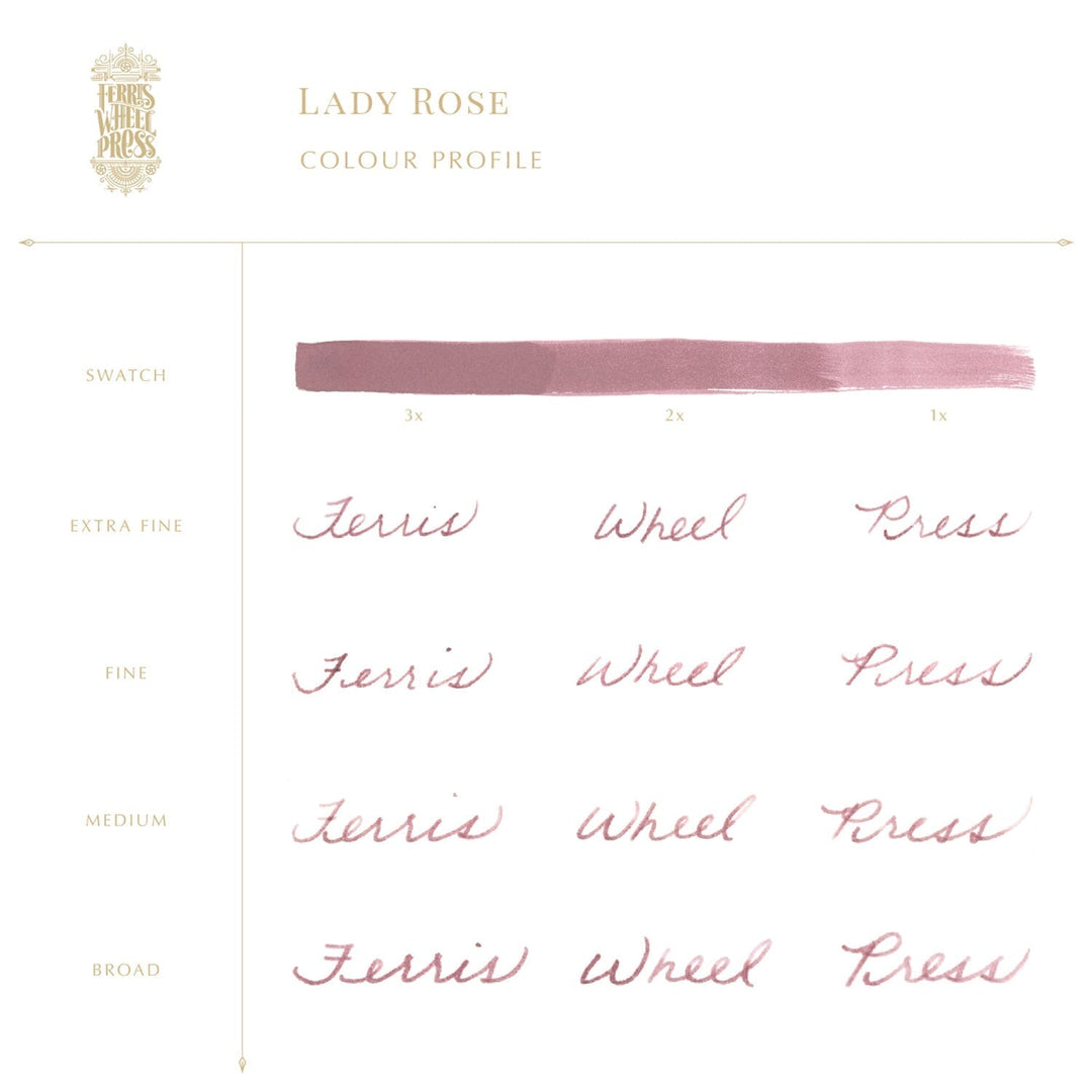Ferris Wheel Press Lady Rose - 85ml Bottled Ink