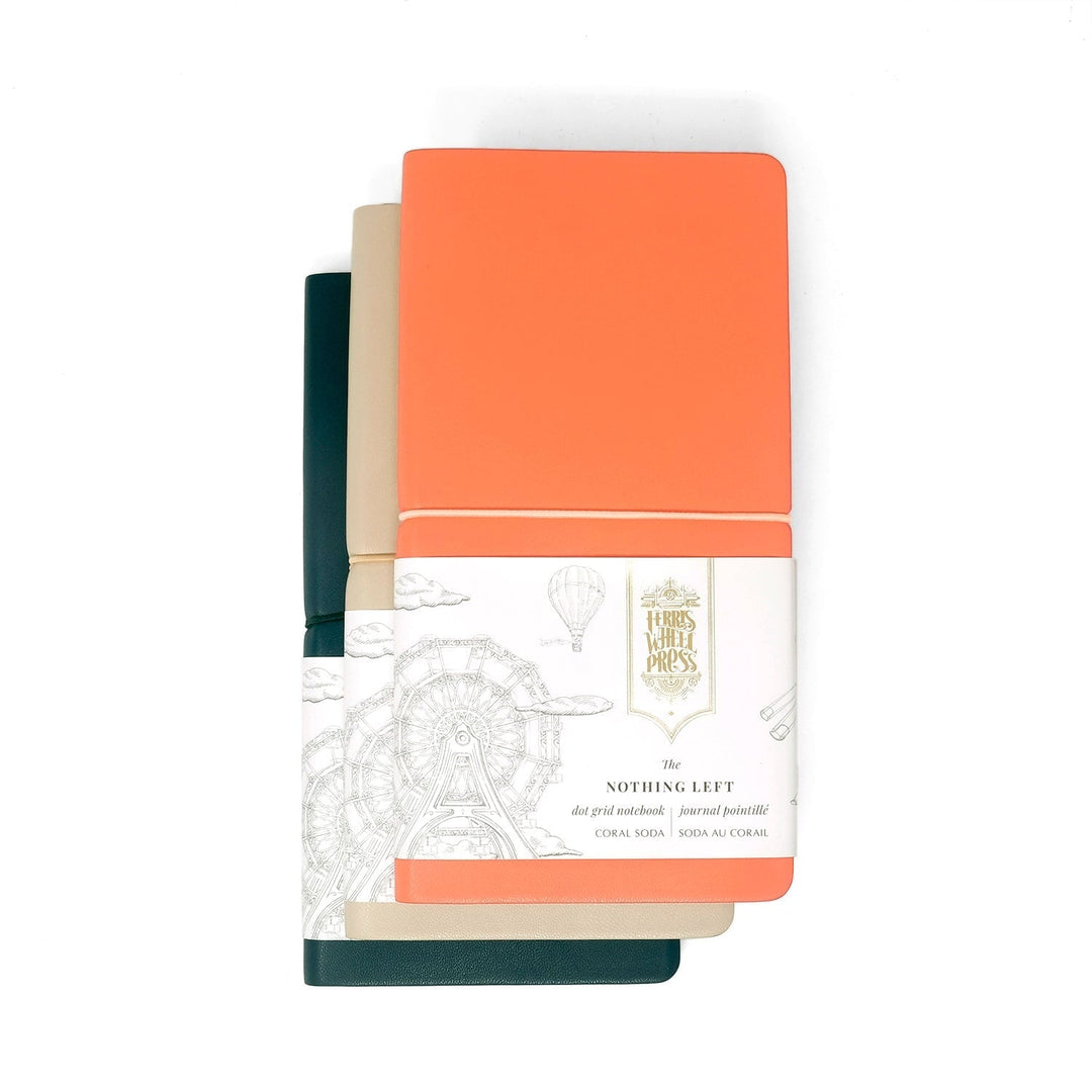 Ferris Wheel Press The Nothing Left Notebook - Coral Soda (Dot Grid) Notebook