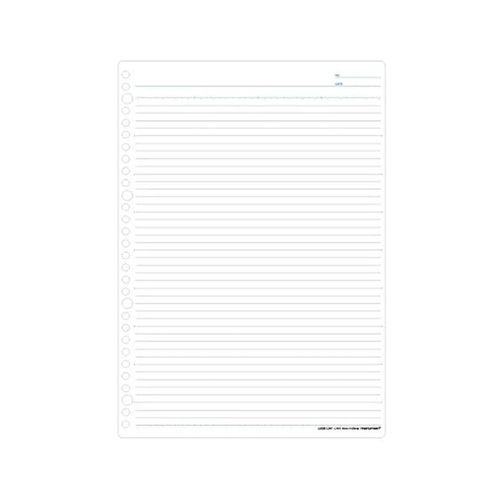 Maruman A5 Loose Leaf Writing Pad 50 Sheets - 6mm Ruled Loose Sheets