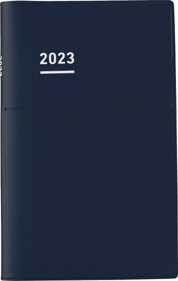 Kokuyo Jibun Biz Techo 2023 Planner - A5 Slim (Matte Navy) Planners
