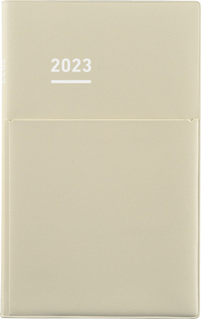 Jibun Biz Techo 2023 Planner - A5 Slim (Light Beige)