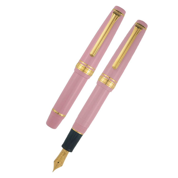 Pro Gear Slim Mini Fountain Pen - Blush Pink - Medium Fine - The Desk Bandit