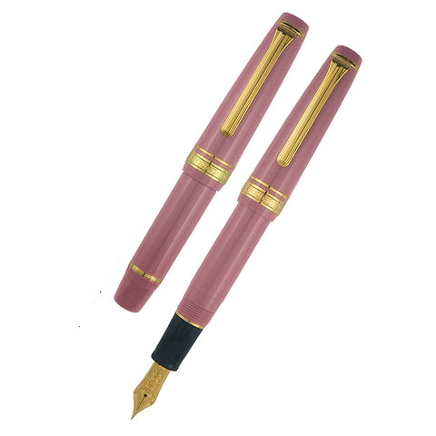 Pro Gear Slim Mini Fountain Pen - Rose Taupe - Medium Fine - The Desk Bandit