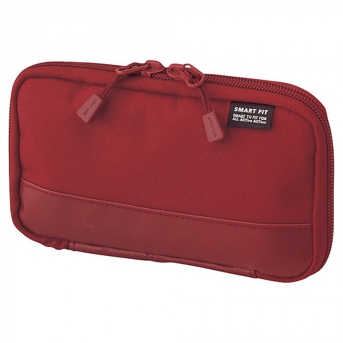 Lihit Lab Smart Fit Compact Pen Case (Red) Accessories