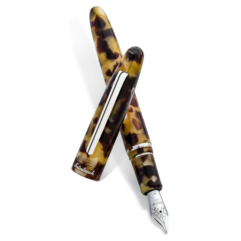 Esterbrook Estie - Tortoise / Palladium - Journaling (Gena Custom) Fountain Pen