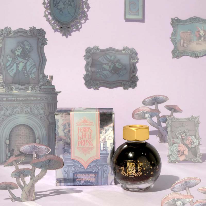 Ferris Wheel Press Down the Rabbit Hole - Adventurine - 20ml Bottled Ink