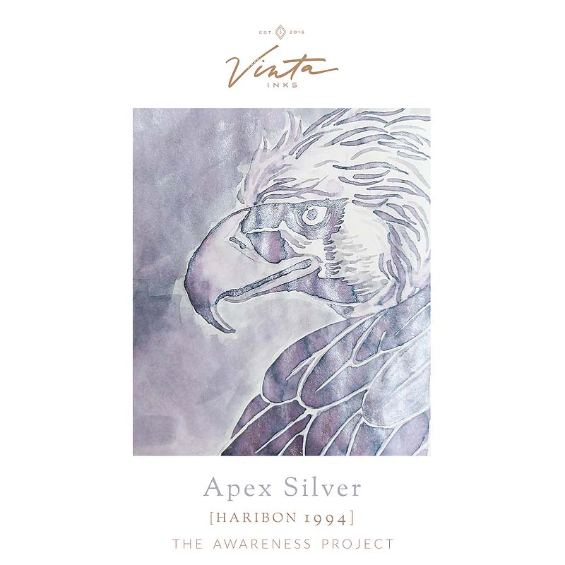 Vinta Inks Apex Silver (Haribon 1994) - 30ml Bottled Ink