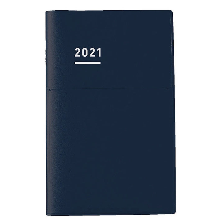 Kokuyo Jibun Biz Techo 2021 Planner - A5 Slim (Matte Navy) Planners