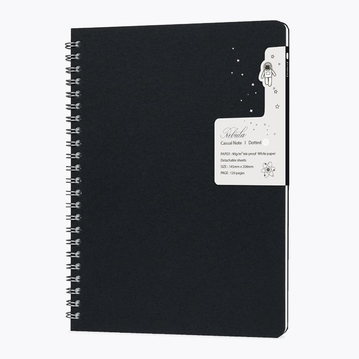 Colorverse Nebula Casual Note - Dotgrid (Large/Black) Notebook