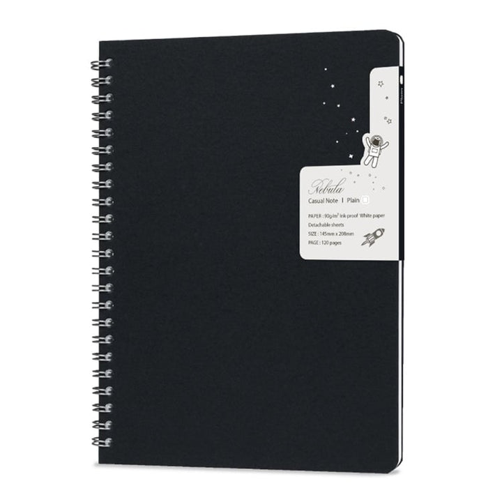 Colorverse Nebula Casual Note - Blank (Large/Black) Notebook