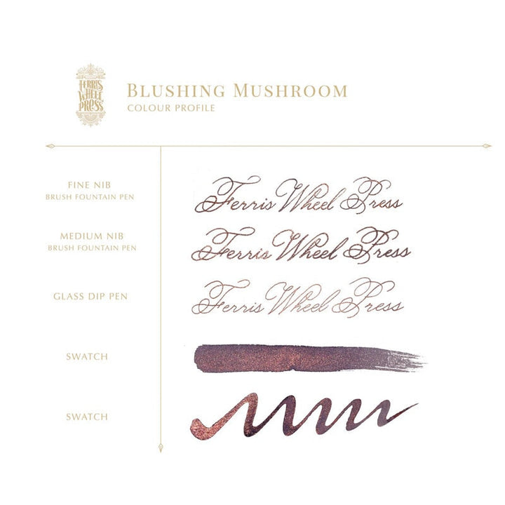 Ferris Wheel Press Down the Rabbit Hole - Blushing Mushroom - 2ml Ink Sample
