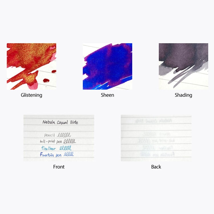 Colorverse Nebula Casual Note - Dotgrid (Large/Dark Navy) Notebook