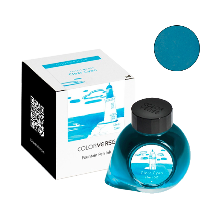 Project Ink No.007 Clear Cyan - 65ml - The Desk Bandit