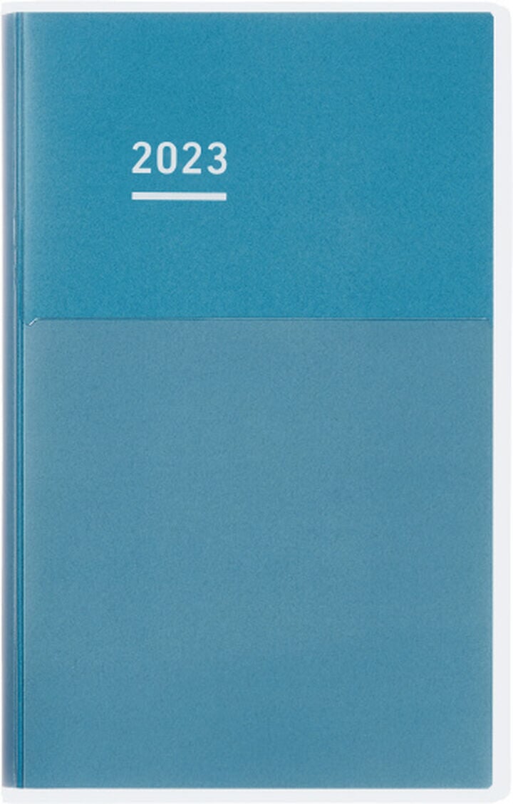 Kokuyo Jibun Days 2023 Planner - B6 Slim (Blue) Planners