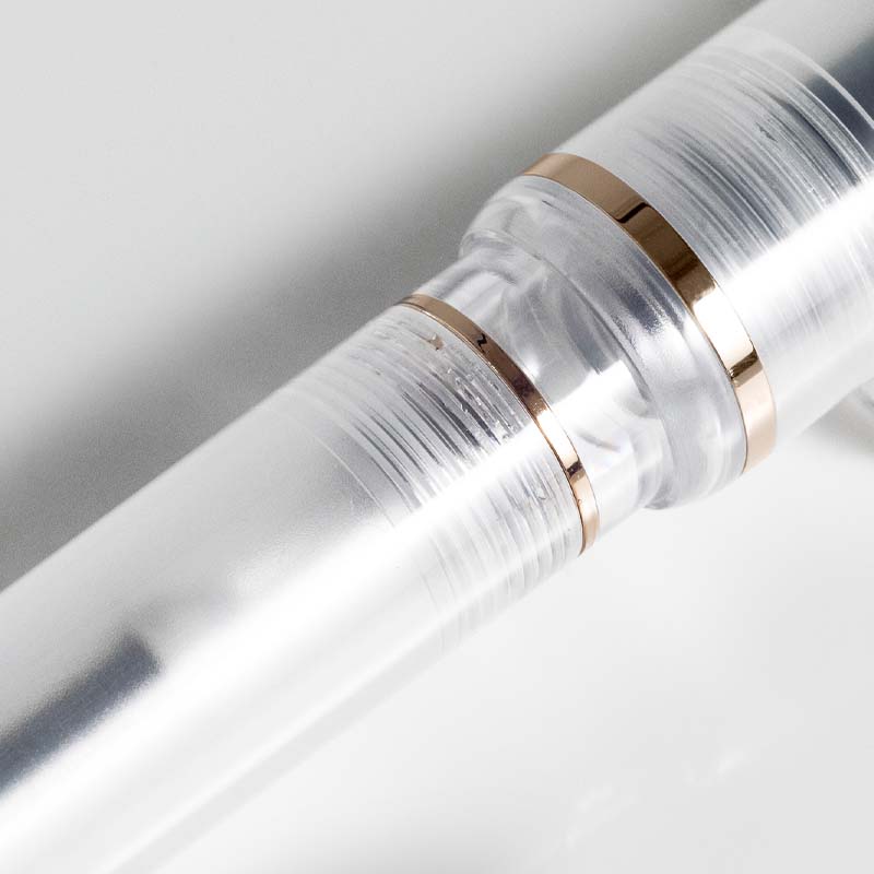 Fine Writing International Fenestro Demonstrator (Gold) - Broad Fountain Pen