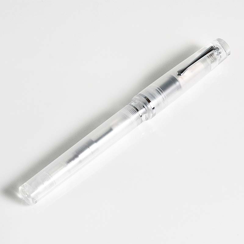 Fine Writing International Fenestro Demonstrator (Silver) - Fine Fountain Pen