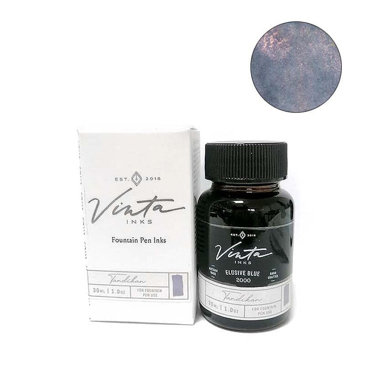 Vinta Inks Elusive Blue (Tandikan 2000) - 30ml Bottled Ink