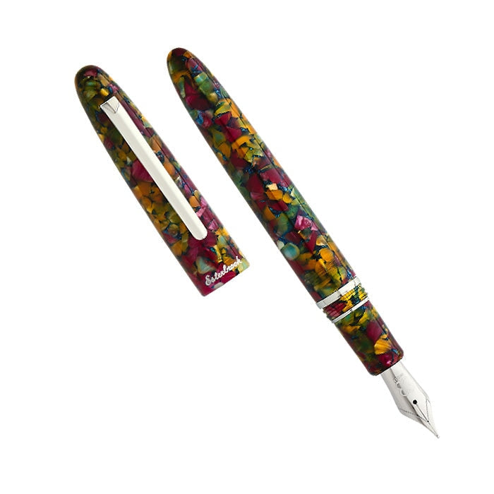 Esterbrook Estie - Botanical Garden / Palladium - Broad Fountain Pen