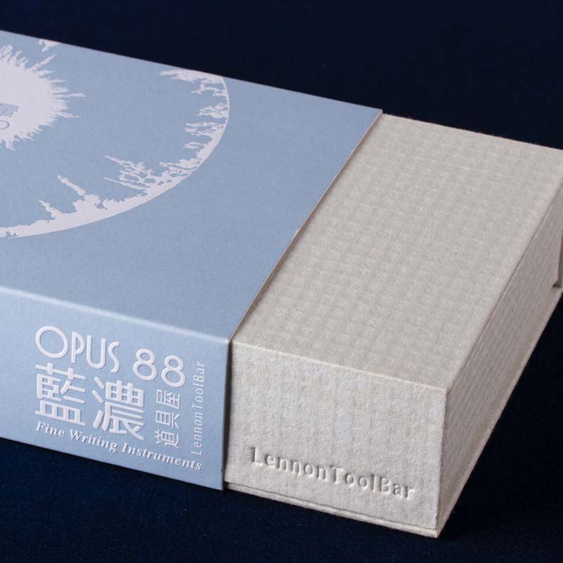 OPUS 88 Halo Fountain Pen (Blue) - Fine Fountain Pen
