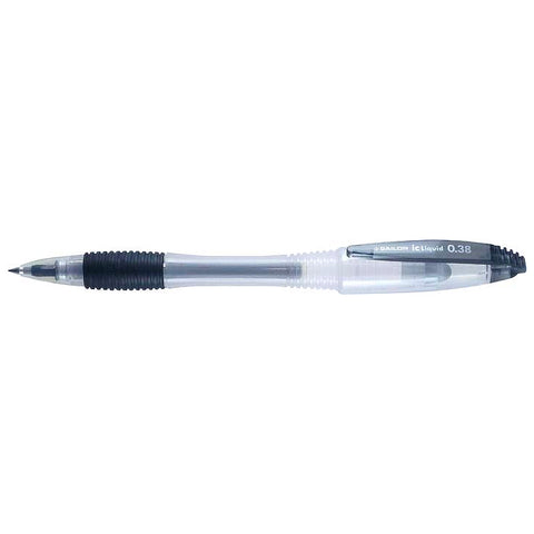 IC Liquid Ballpoint Pen - Black (0.38mm) - The Desk Bandit