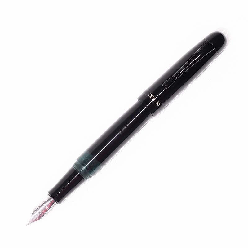 OPUS 88 Jazz (Solid Black) - Broad Fountain Pen
