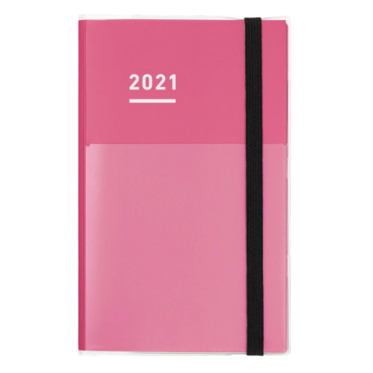 Jibun Techo 2021 Planner 3-in-1 Kit - B6 Slim (Pink) - The Desk Bandit