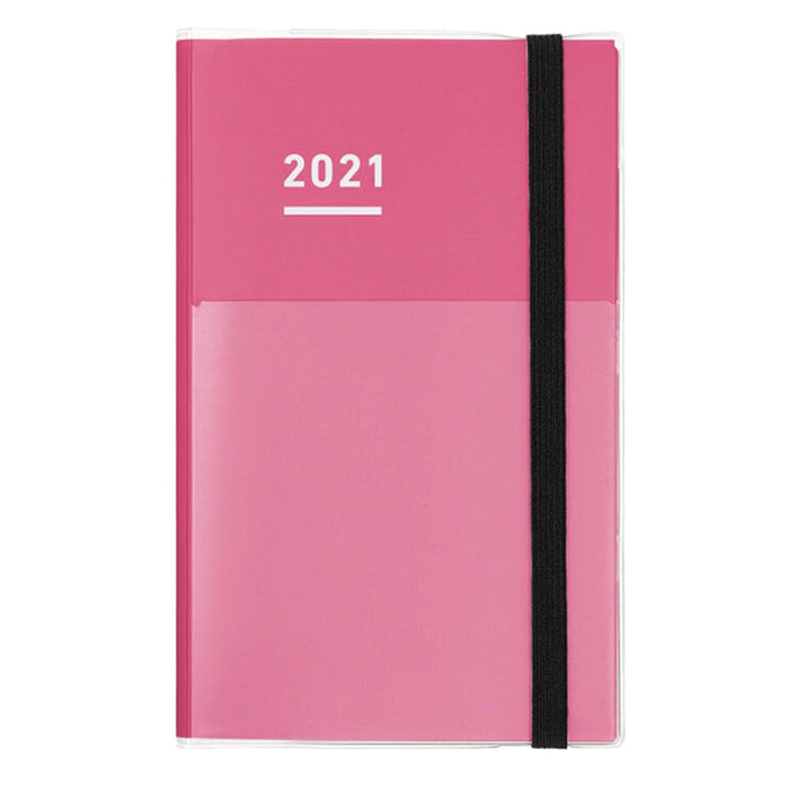 Kokuyo Jibun Techo 2021 Planner 3-in-1 Kit - A5 Slim (Pink) Planners