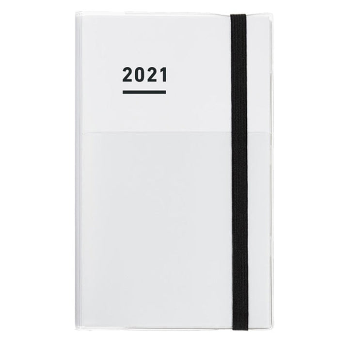 Kokuyo Jibun Techo 2021 Planner 3-in-1 Kit - A5 Slim (White) Planners